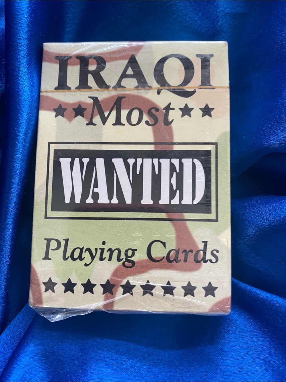 Iraqi Most Wanted Playing Cards - Camouflage